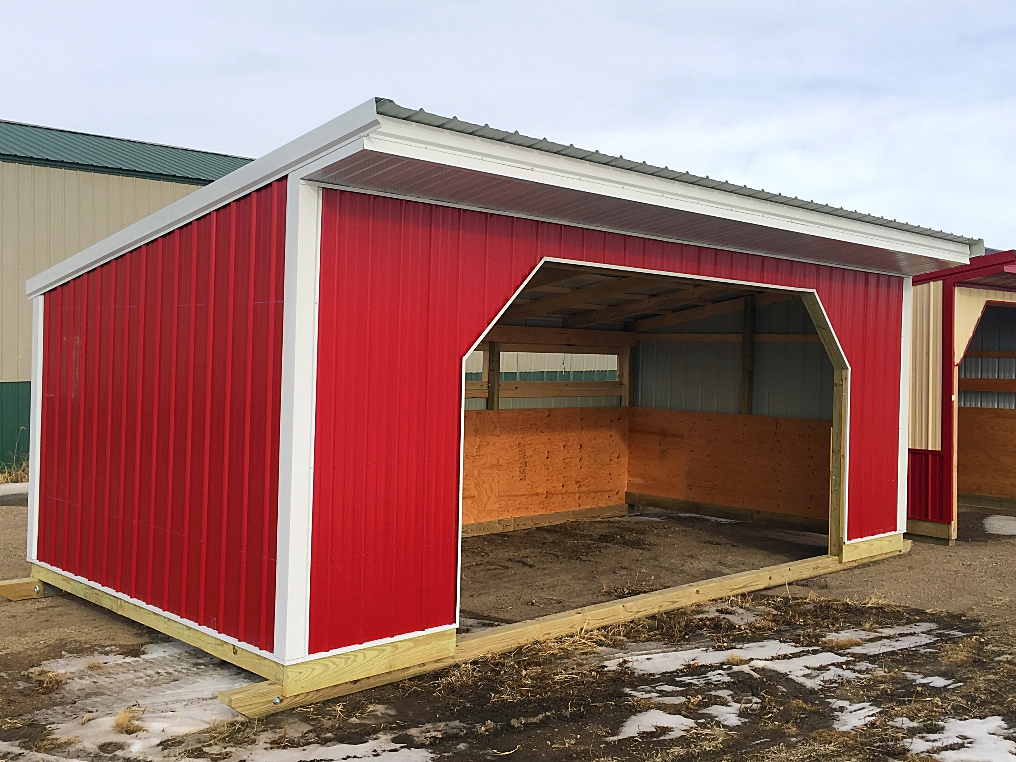 24x12 EZ Move Run In Livestock Shelter RFC