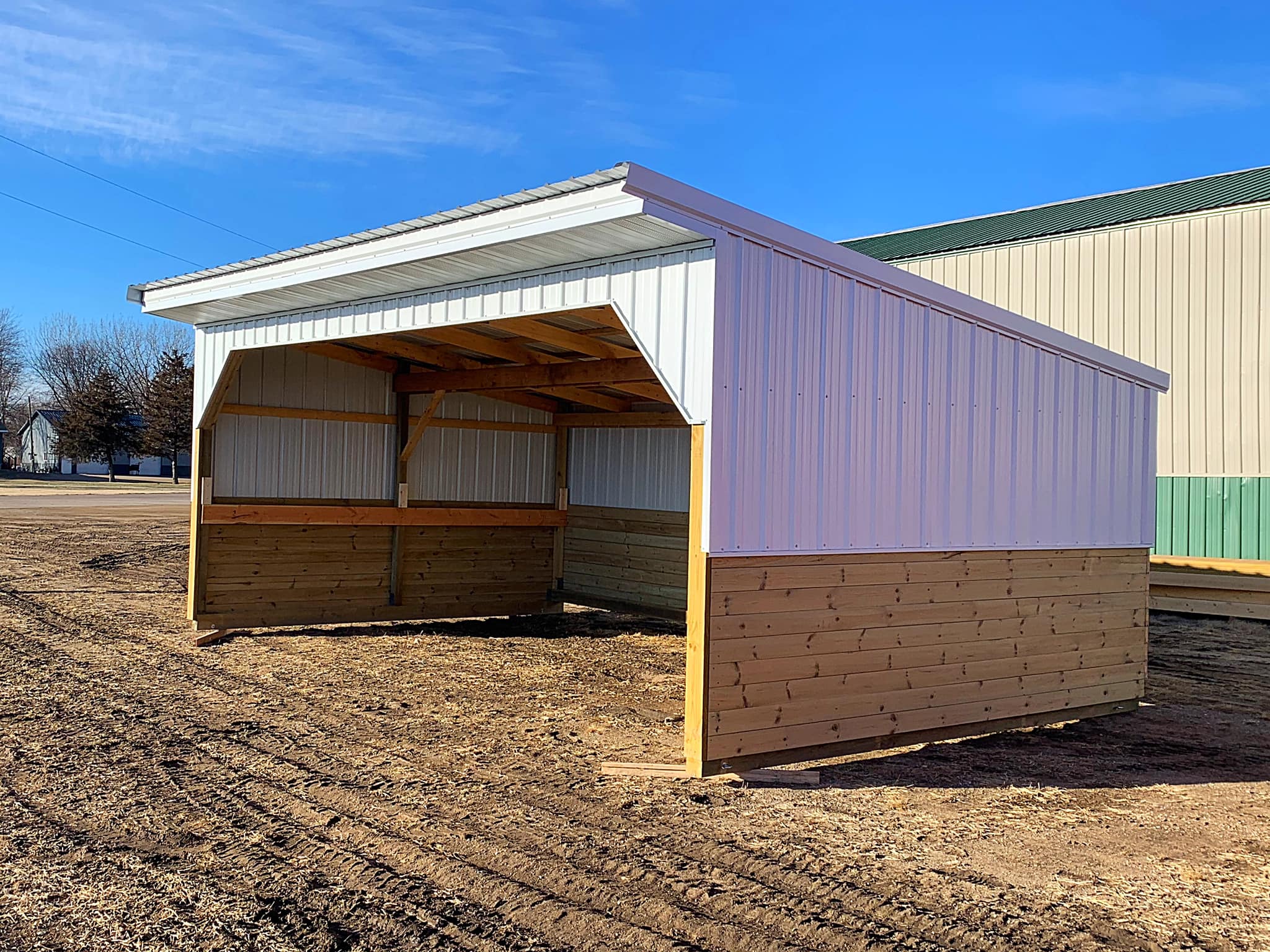 24x14 Run In Horse Shelter RFC